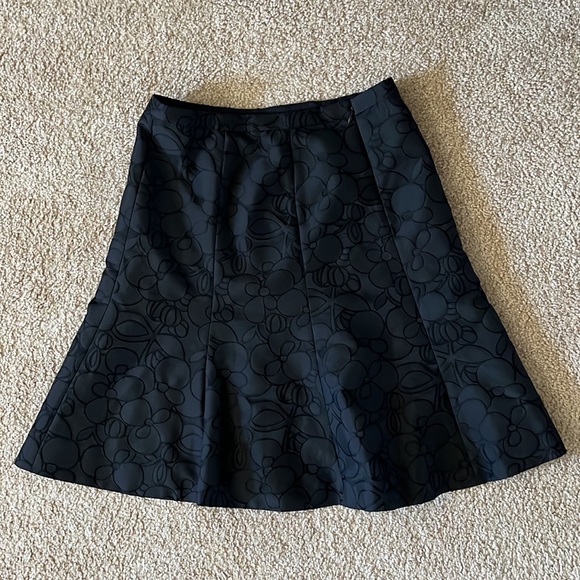 Black Floral A-Line Skirt from J. Crew Factory - Picture 4 of 4